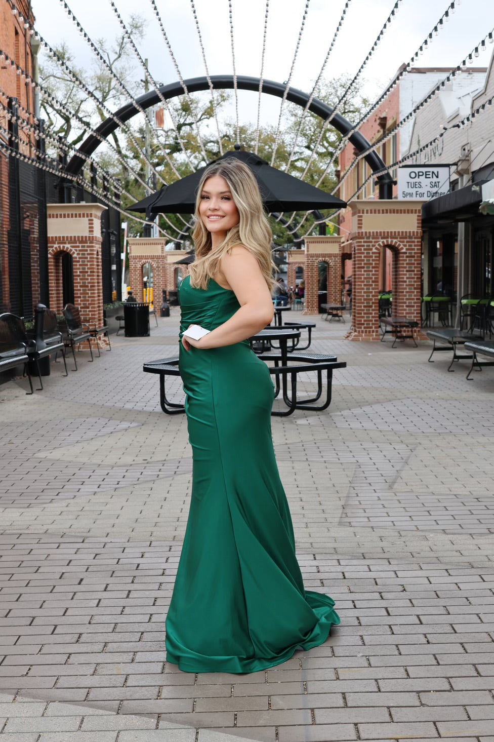 Celeste Fitted Stretch Satin Gown-Formal Gowns-ladivine by cinderella-Shop with Bloom West Boutique, Women's Fashion Boutique, Located in Houma, Louisiana