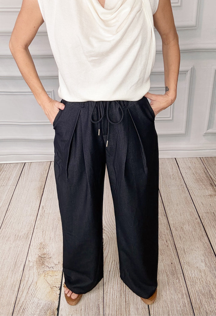 The EverEase Relaxed Pants-Pants-elle grey-Shop with Bloom West Boutique, Women's Fashion Boutique, Located in Houma, Louisiana