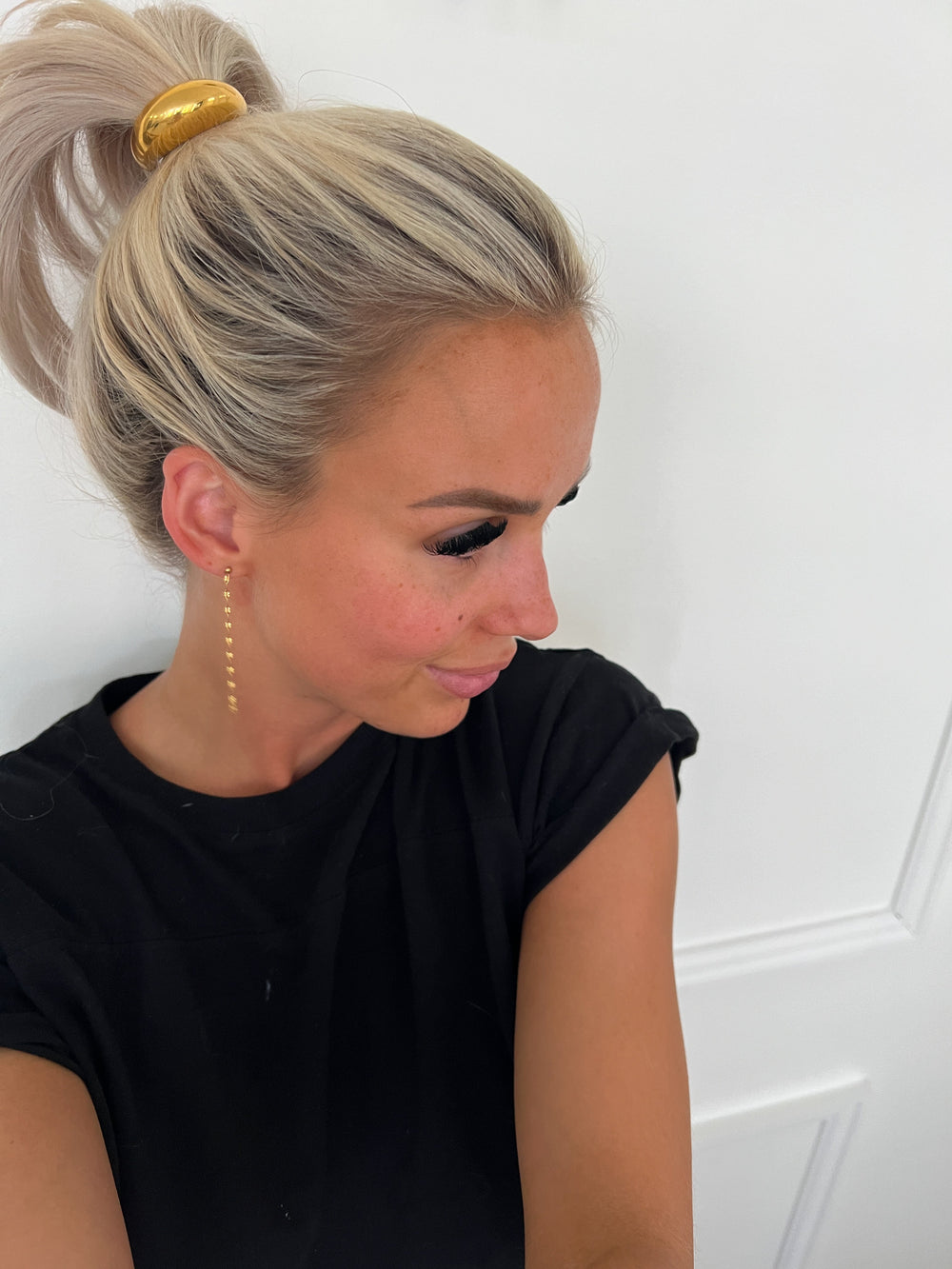 GOLD HAIR TIE-Chansuttpearls-Shop with Bloom West Boutique, Women's Fashion Boutique, Located in Houma, Louisiana