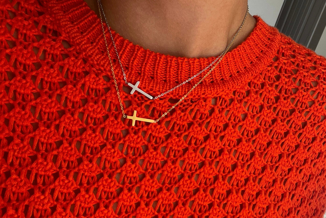 MEDIUM CROSS NECKLACE-Chansuttpearls-Shop with Bloom West Boutique, Women&