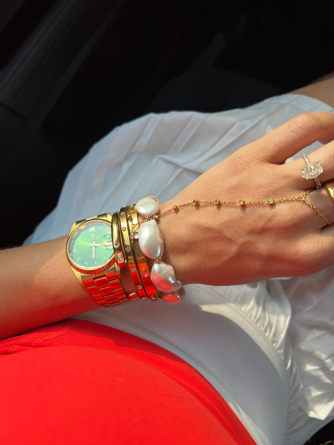 CHUNKY PEARL BRACELET-Bracelet-Chansuttpearls-Shop with Bloom West Boutique, Women&