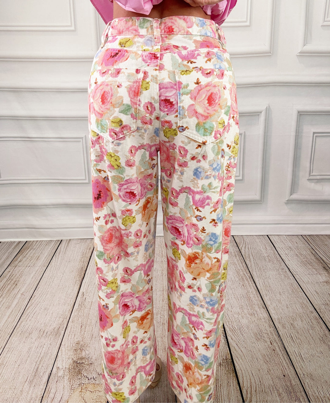 The Monet Garden Trousers-Pants-Entro-Shop with Bloom West Boutique, Women&