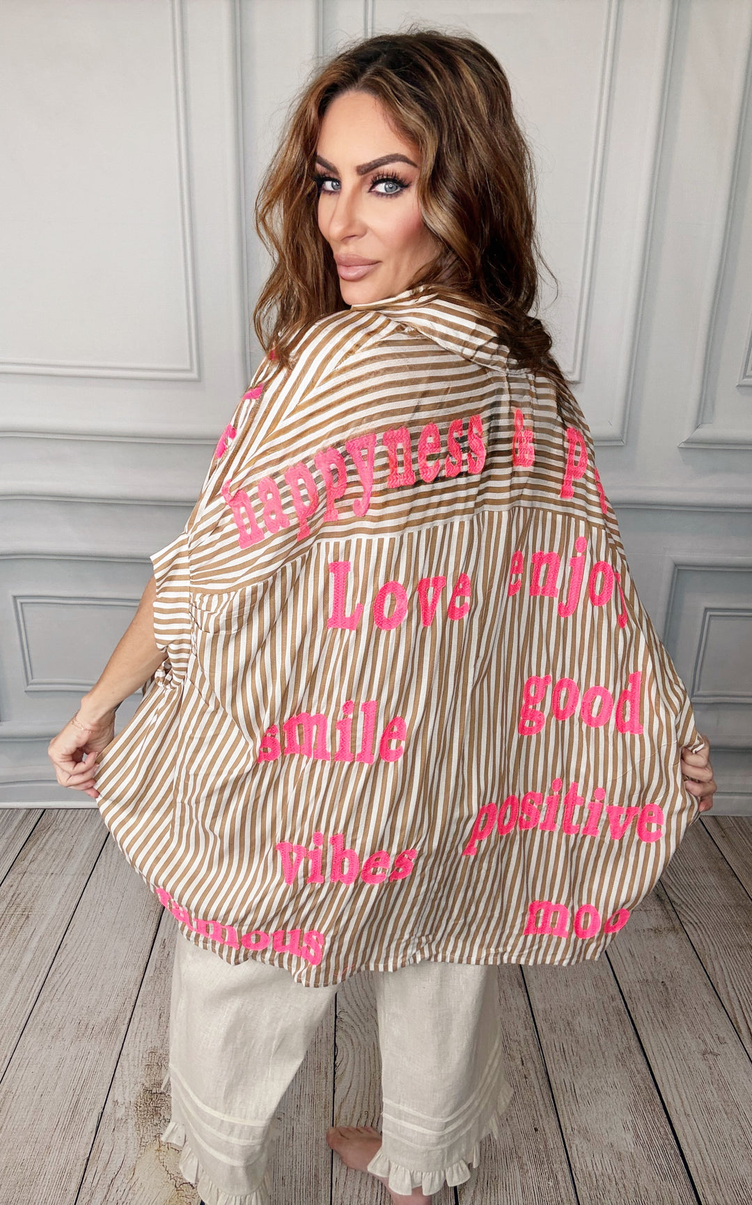 Words Are Free Top-Tops-Gold and Silver-Shop with Bloom West Boutique, Women's Fashion Boutique, Located in Houma, Louisiana