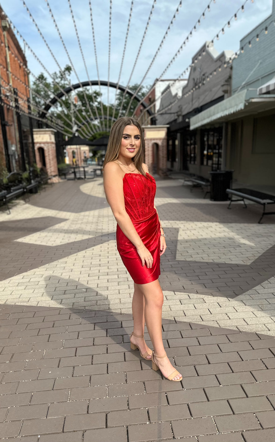 Carli Semi Formal Homecoming Dress-Semi Formal Dresses-Faire-Shop with Bloom West Boutique, Women's Fashion Boutique, Located in Houma, Louisiana