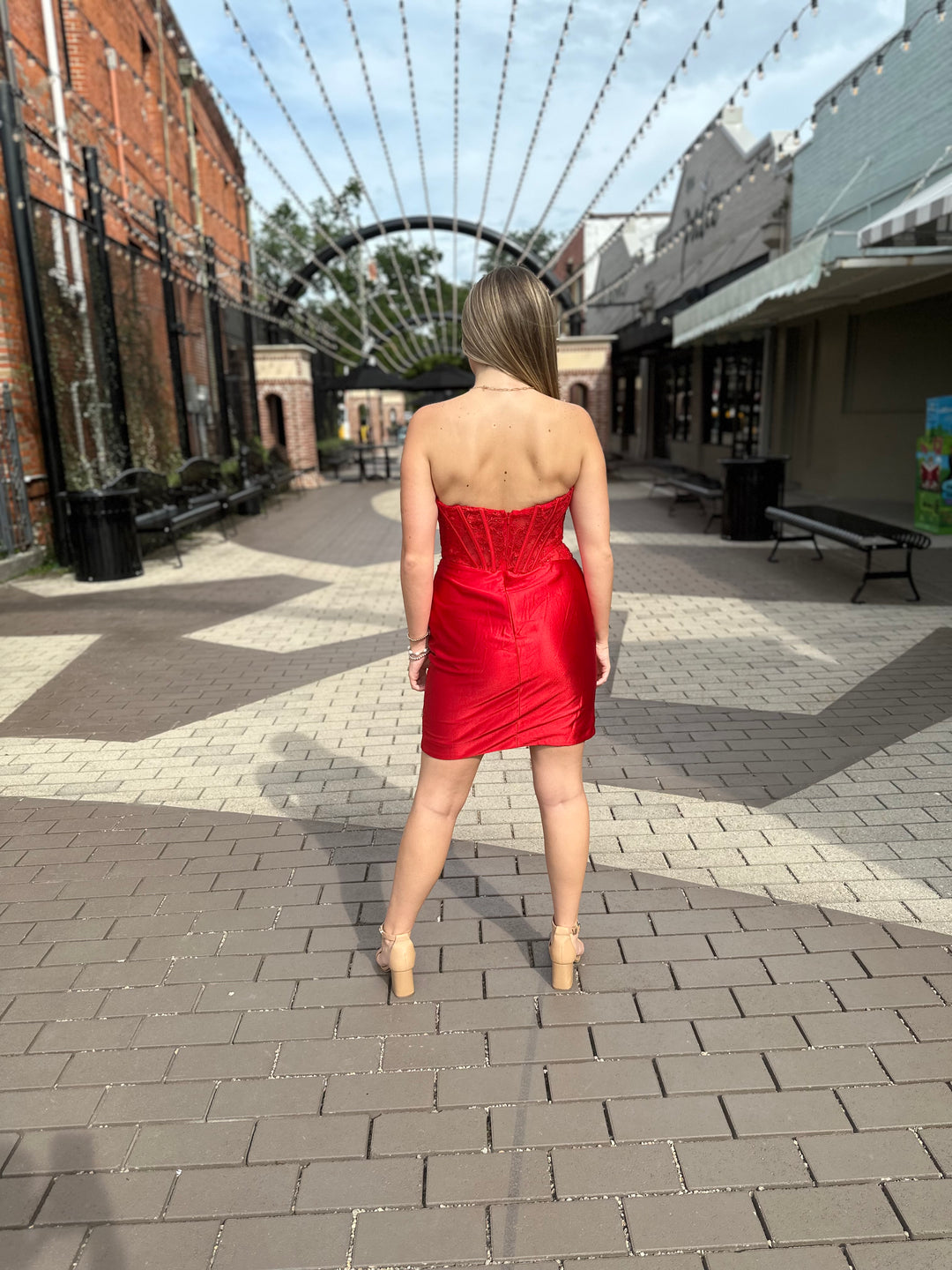 Viola Off Shoulder Corset Style Dress-Semi Formal Dresses-Noxanabel-Shop with Bloom West Boutique, Women's Fashion Boutique, Located in Houma, Louisiana