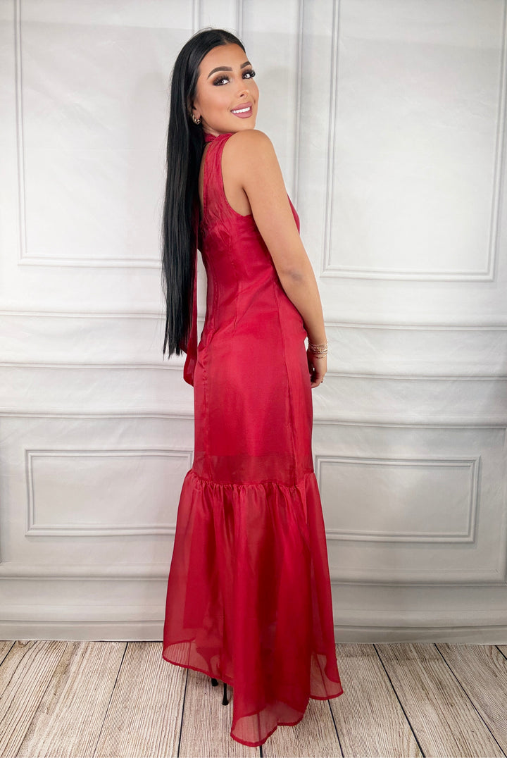 Wine &amp; Whispers Dress-Dresses-B.Right-Shop with Bloom West Boutique, Women&