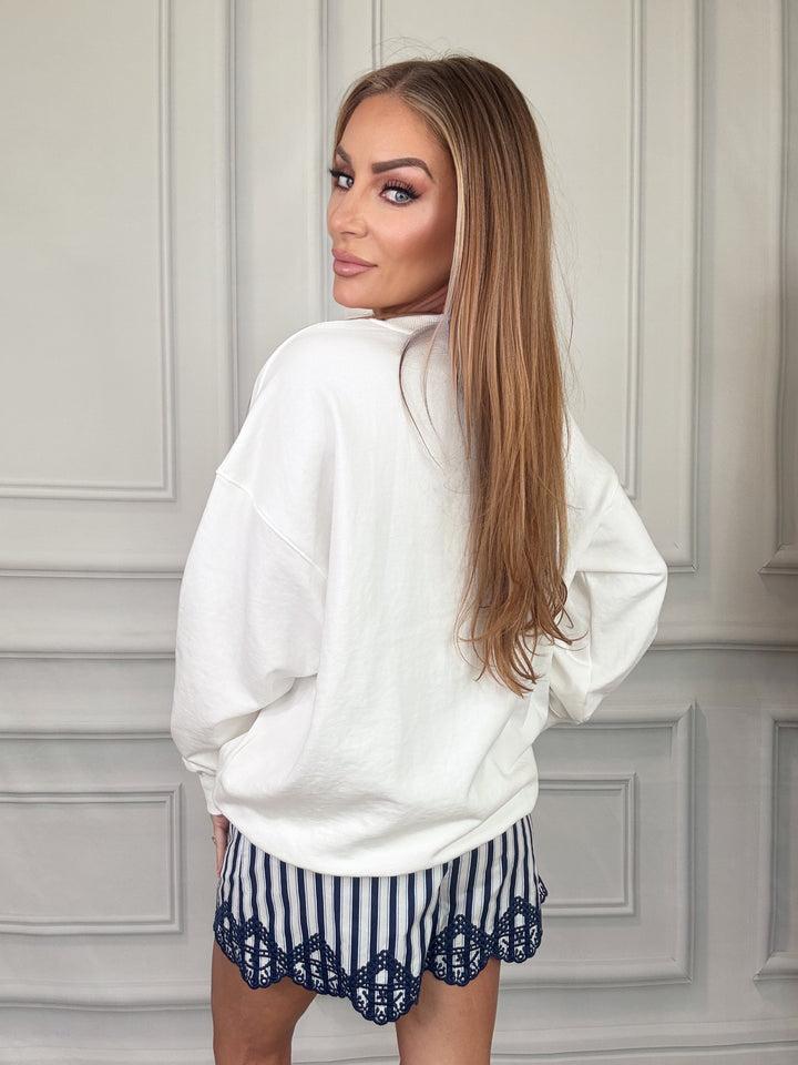 Saltwater Keepsake Pullover-Sweaters-Le lis-Shop with Bloom West Boutique, Women&