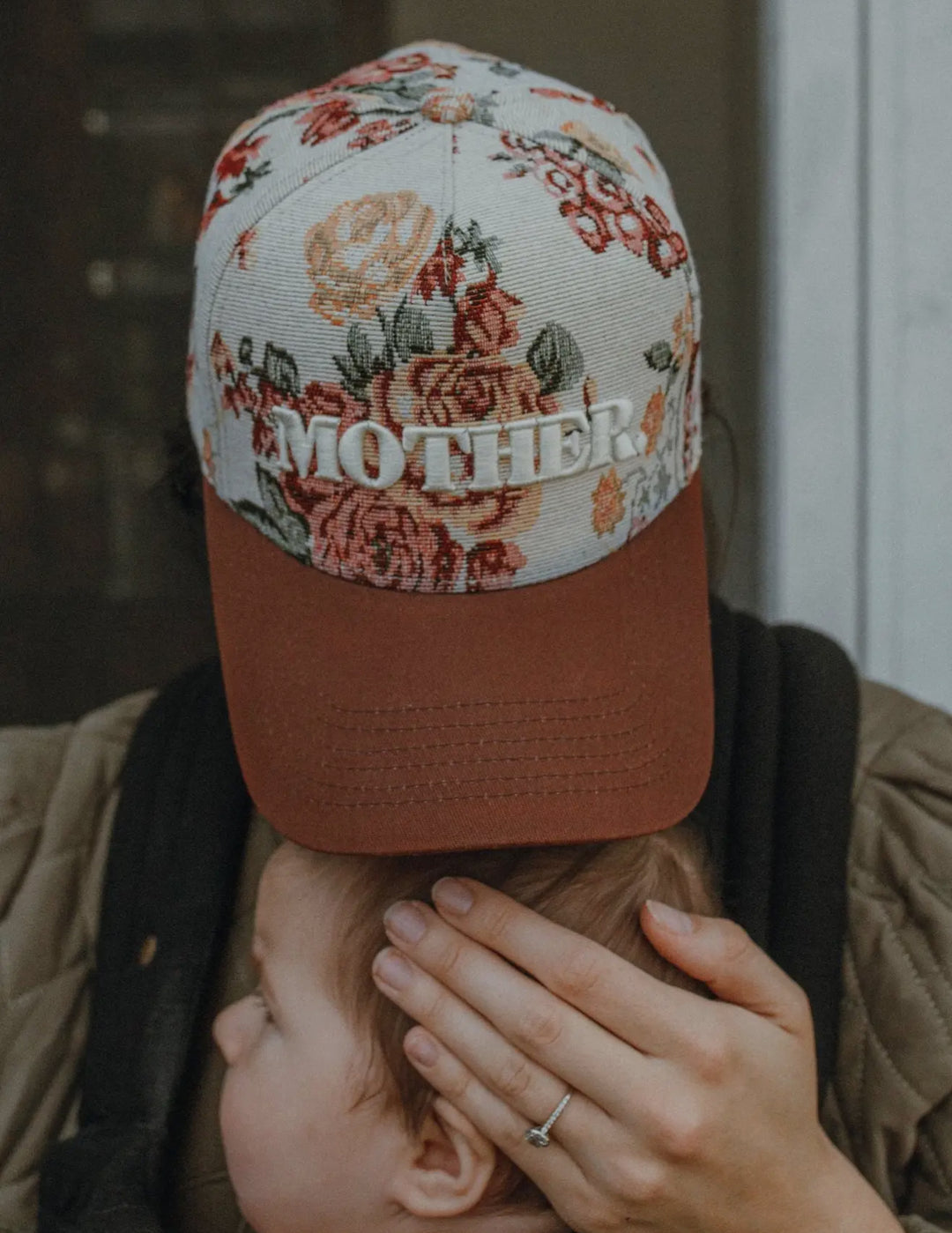 MOTHER Embroidered Jacquard Hat-Hats-Jenessa Wait-Shop with Bloom West Boutique, Women's Fashion Boutique, Located in Houma, Louisiana