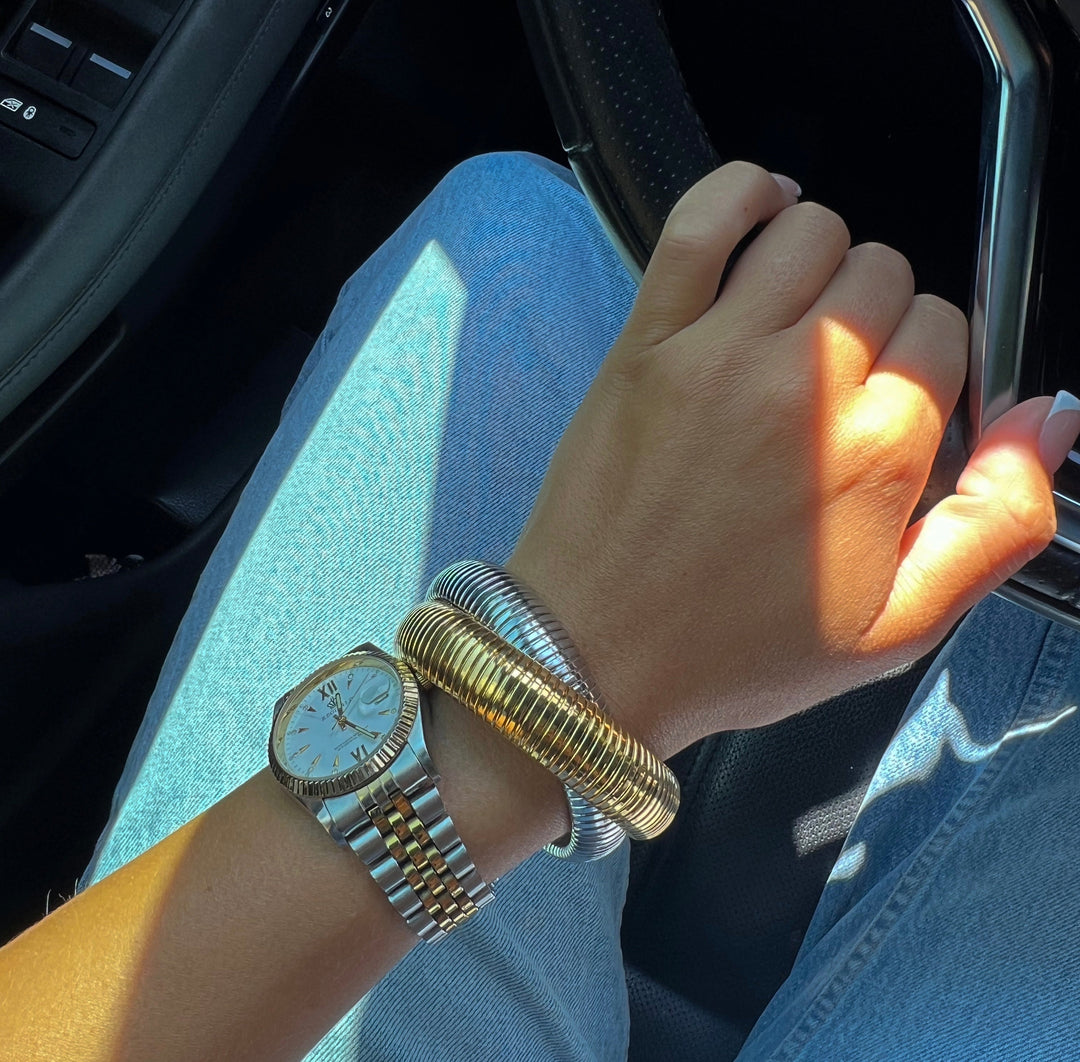 THIN TWIST EMMA BRACELET-Bracelet-Chansuttpearls-Shop with Bloom West Boutique, Women&