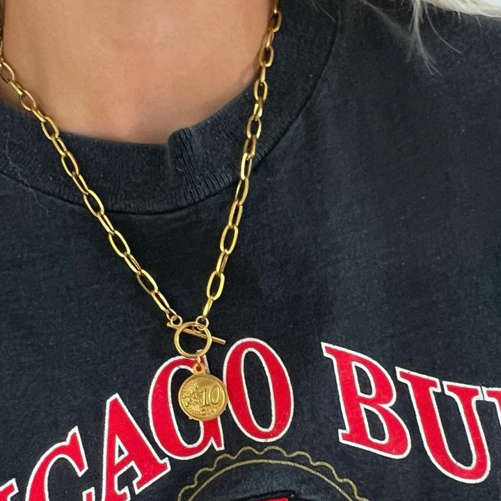 COIN NECKLACE-Necklace-Chansuttpearls-Shop with Bloom West Boutique, Women&