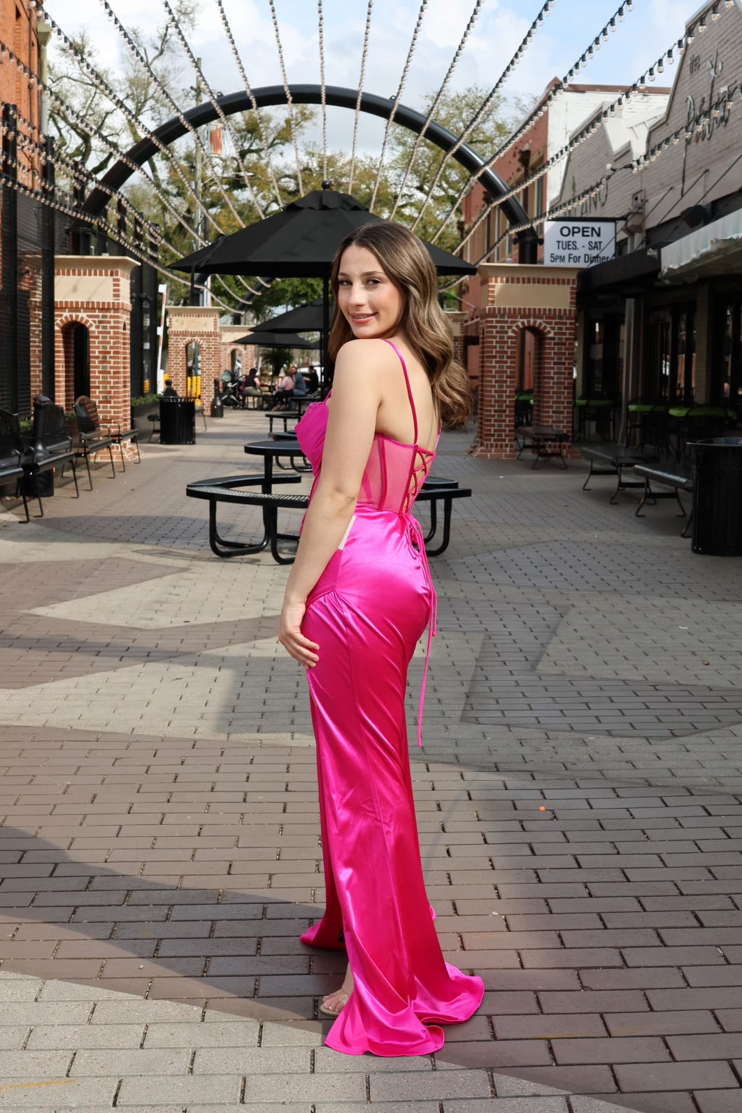 Veronica Fitted Corset Gown-Dresses-17 young dress-Shop with Bloom West Boutique, Women's Fashion Boutique, Located in Houma, Louisiana