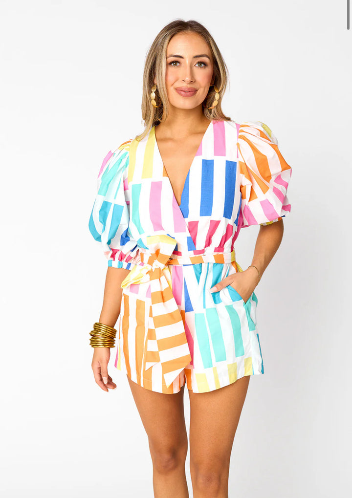 Julia Newport Buddy Love Romper-Rompers-Buddy Love-Shop with Bloom West Boutique, Women's Fashion Boutique, Located in Houma, Louisiana