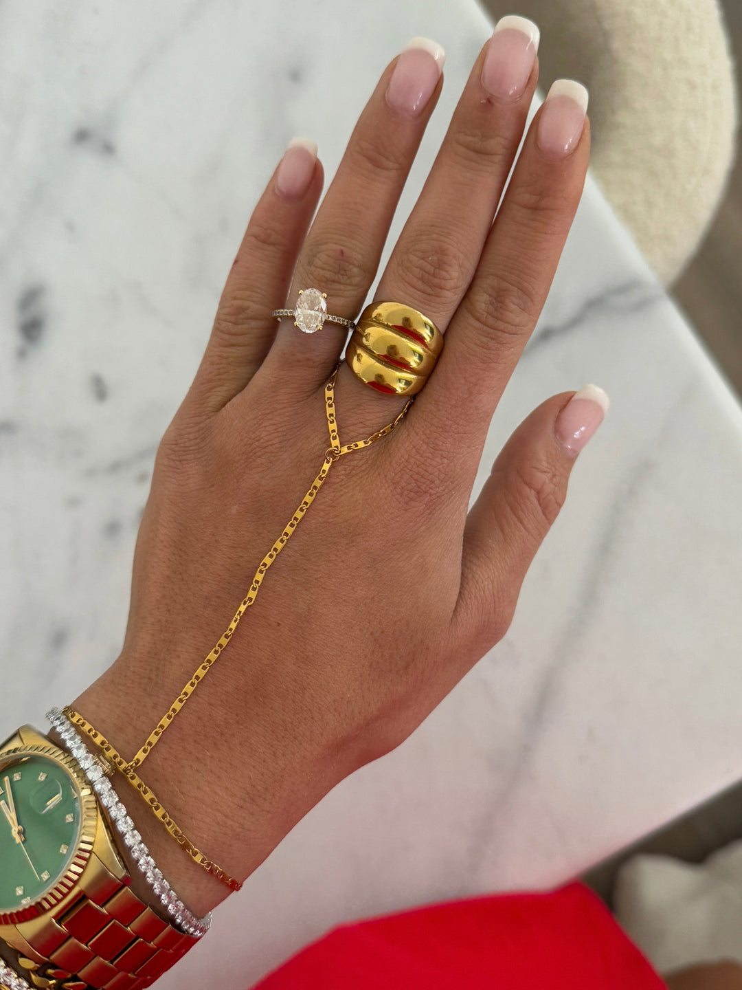 GLAM HAND CHAIN-Chansuttpearls-Shop with Bloom West Boutique, Women&