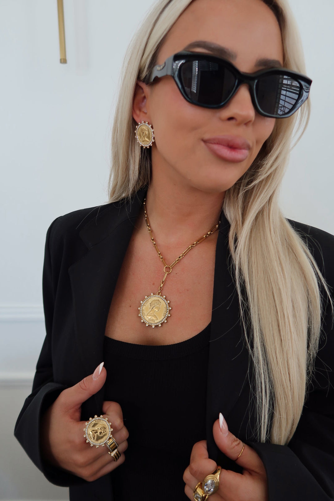 LARIAT COIN NECKLACE-Chansuttpearls-Shop with Bloom West Boutique, Women&