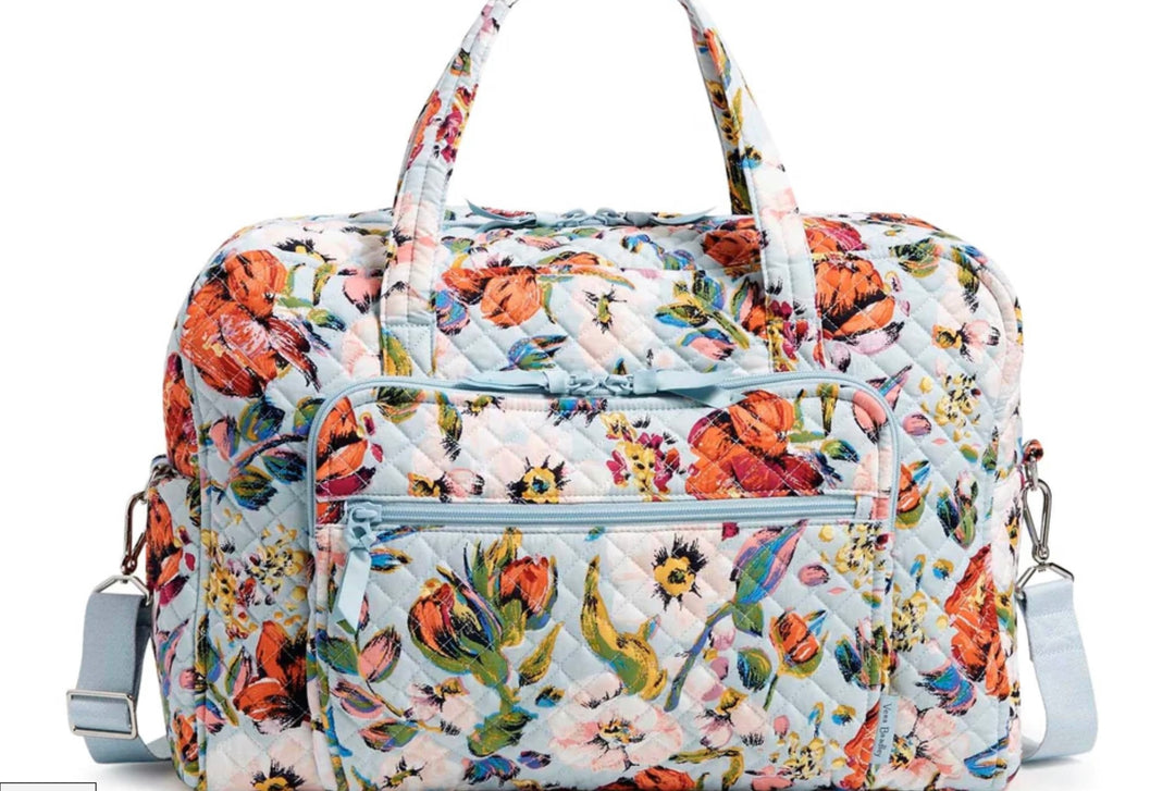 Vera Bradley Cotton Weekender Travel Bag-Handbags-Vera Bradley-Shop with Bloom West Boutique, Women's Fashion Boutique, Located in Houma, Louisiana