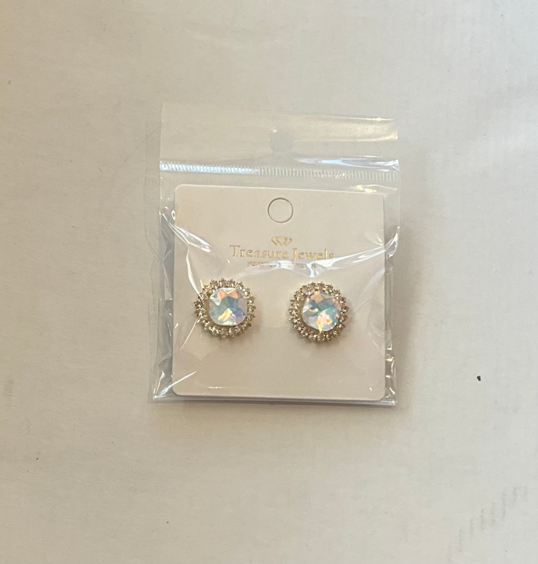 Iridescent Radiance Stud-Earrings-Treasure Jewels-Shop with Bloom West Boutique, Women's Fashion Boutique, Located in Houma, Louisiana