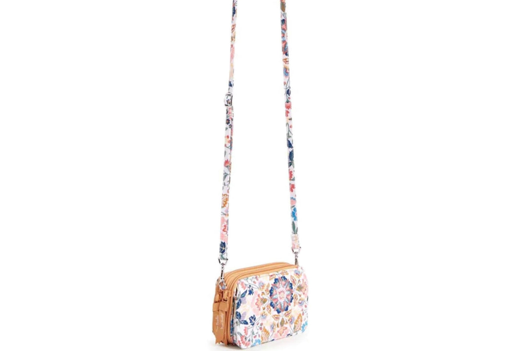 Vera Bradley One Crossbody Purse with RFID Protection-Handbags-Vera Bradley-Shop with Bloom West Boutique, Women's Fashion Boutique, Located in Houma, Louisiana