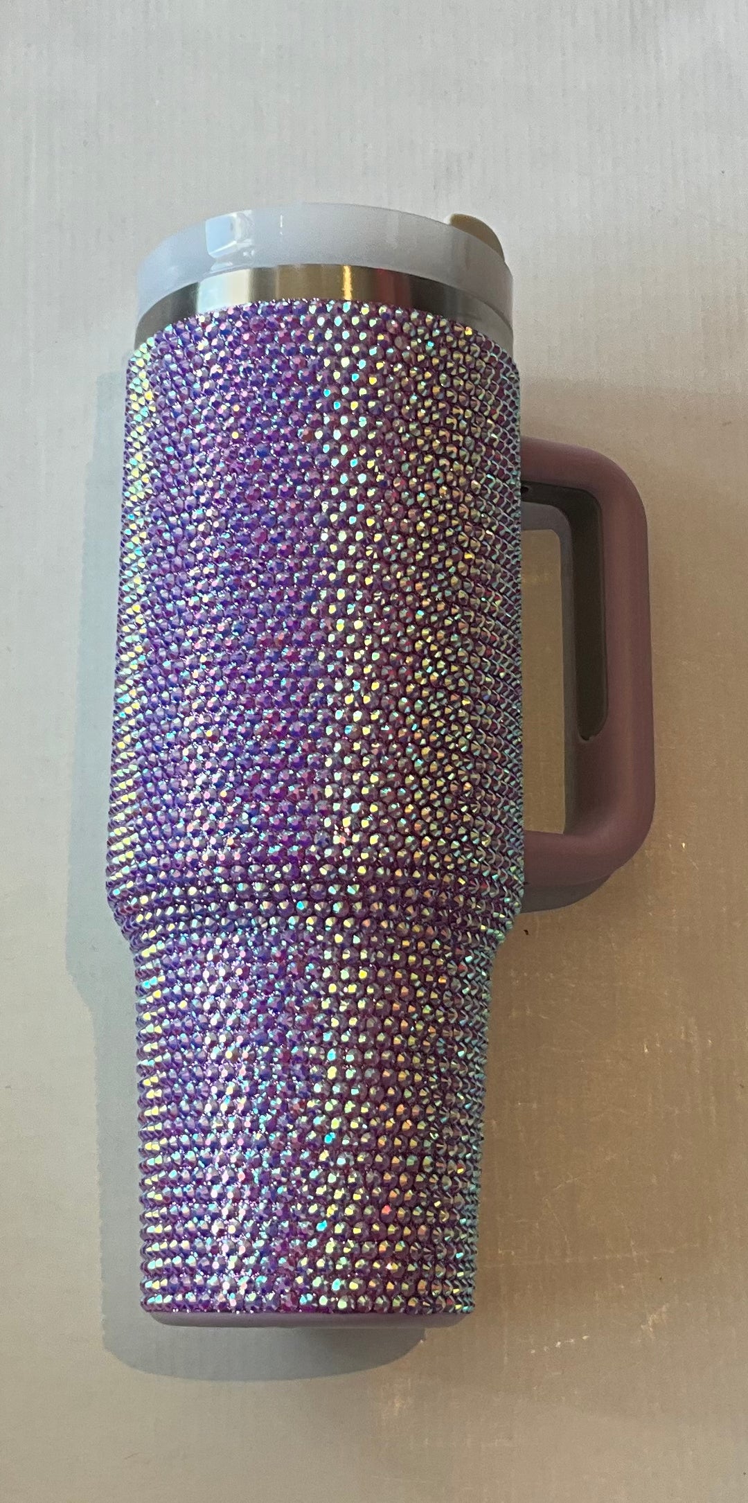 40oz Rhinestone Tumbler-Lilac-Tumblers-Judson & Company-Shop with Bloom West Boutique, Women's Fashion Boutique, Located in Houma, Louisiana