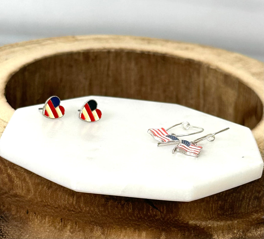 All American Socialite Earrings-Jewelry-Bloom West Boutique-Shop with Bloom West Boutique, Women's Fashion Boutique, Located in Houma, Louisiana