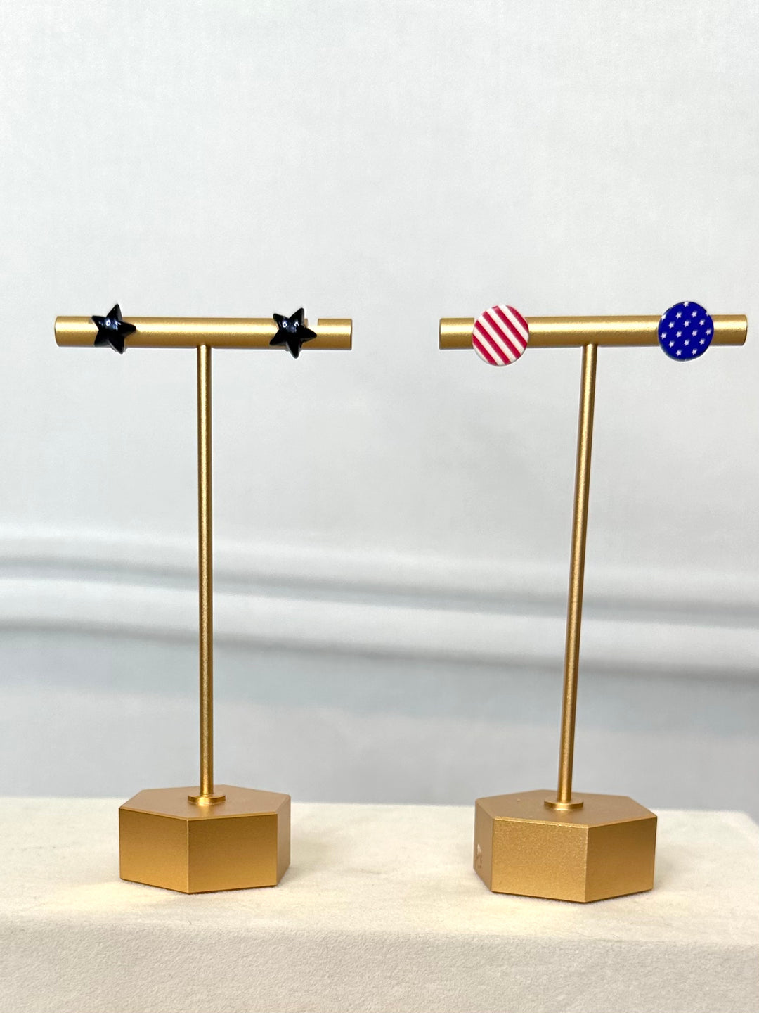 Patriotic Princess Stud Earrings-Jewelry-Bloom West Boutique-Shop with Bloom West Boutique, Women's Fashion Boutique, Located in Houma, Louisiana