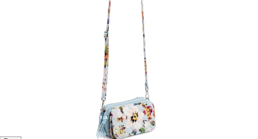 Vera Bradley Women S Cotton All in One Crossbody Purse with RFID Protection-Handbags-Vera Bradley-Shop with Bloom West Boutique, Women's Fashion Boutique, Located in Houma, Louisiana