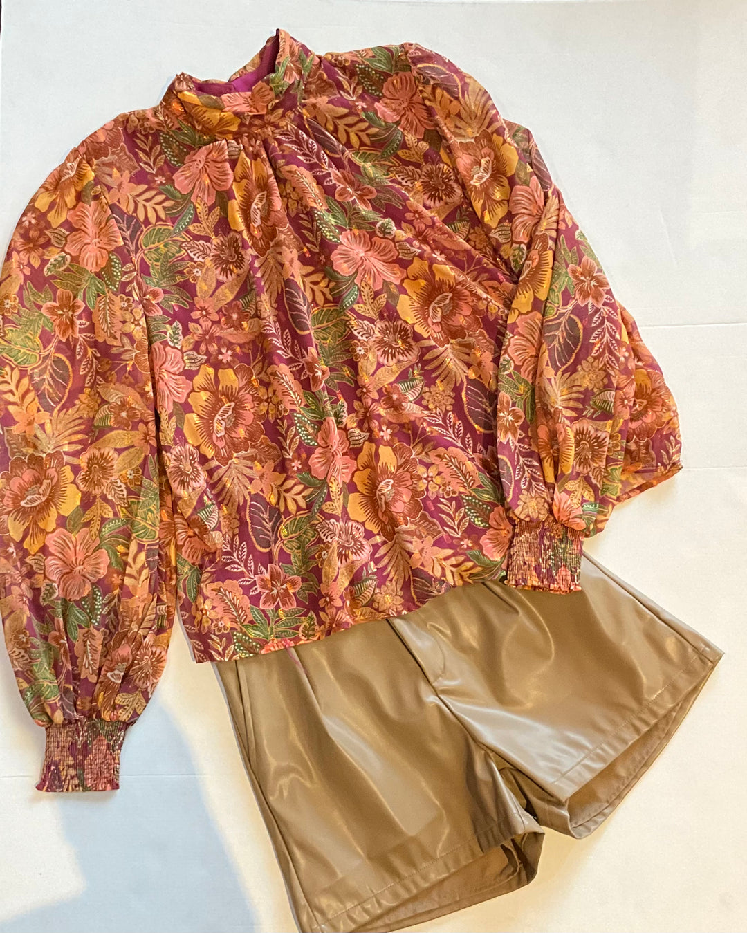 Alora Autumn Blouse-Tops-Flying Tomato-Shop with Bloom West Boutique, Women's Fashion Boutique, Located in Houma, Louisiana