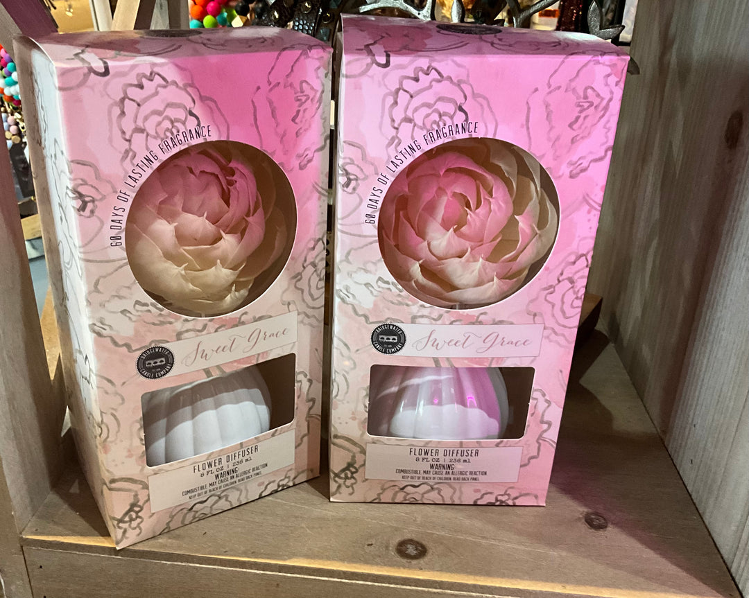 Sweet Grace Flower Diffuser-Home Fragrances-Sweet Grace-Shop with Bloom West Boutique, Women's Fashion Boutique, Located in Houma, Louisiana
