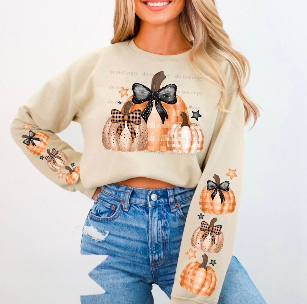 Pumpkin Bow sweater-Sweaters-Bloom West Boutique-Shop with Bloom West Boutique, Women's Fashion Boutique, Located in Houma, Louisiana