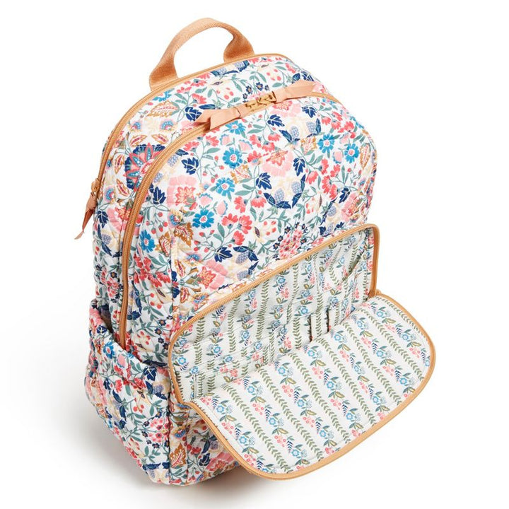 Vera Bradley Women Recycled Cotton Campus Backpack-Handbags-Vera Bradley-Shop with Bloom West Boutique, Women's Fashion Boutique, Located in Houma, Louisiana