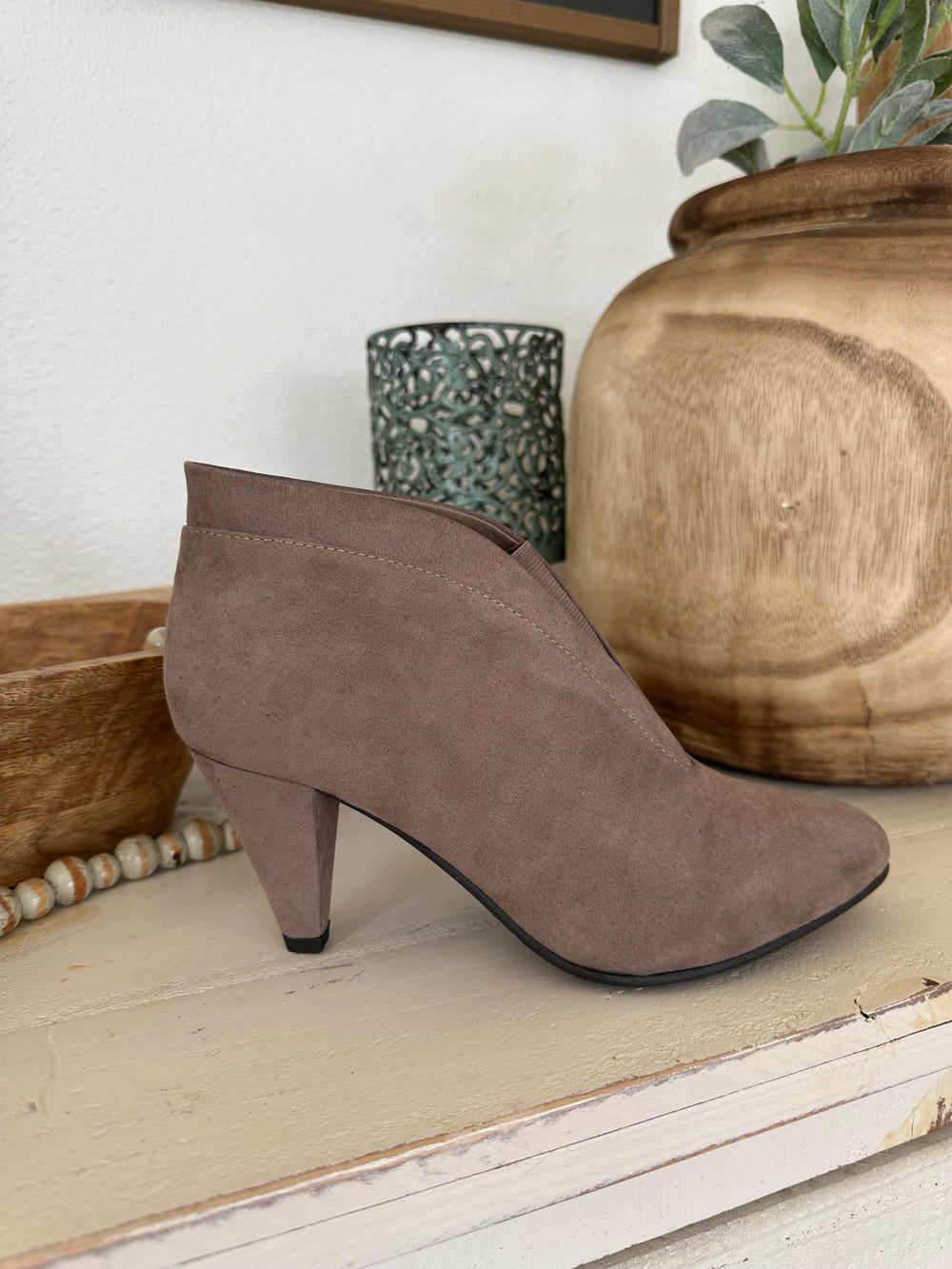 Nevine Super Suede Pebble Bootie-Boots-Chinese Laundry-Shop with Bloom West Boutique, Women's Fashion Boutique, Located in Houma, Louisiana