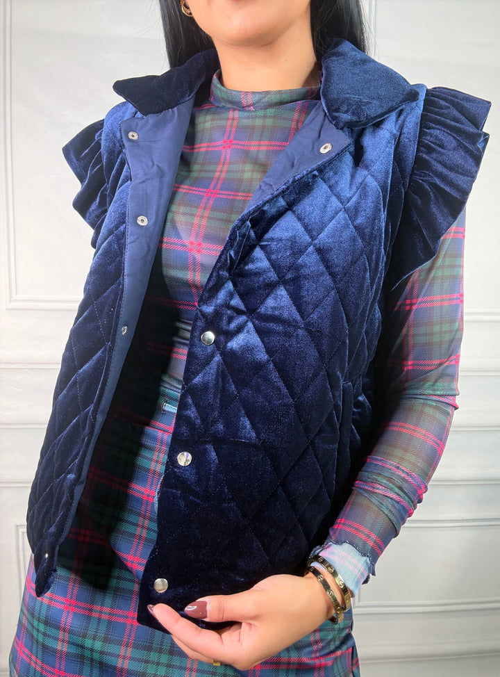 Ashford Velvet Vest-Vests-Jess Lea-Shop with Bloom West Boutique, Women&