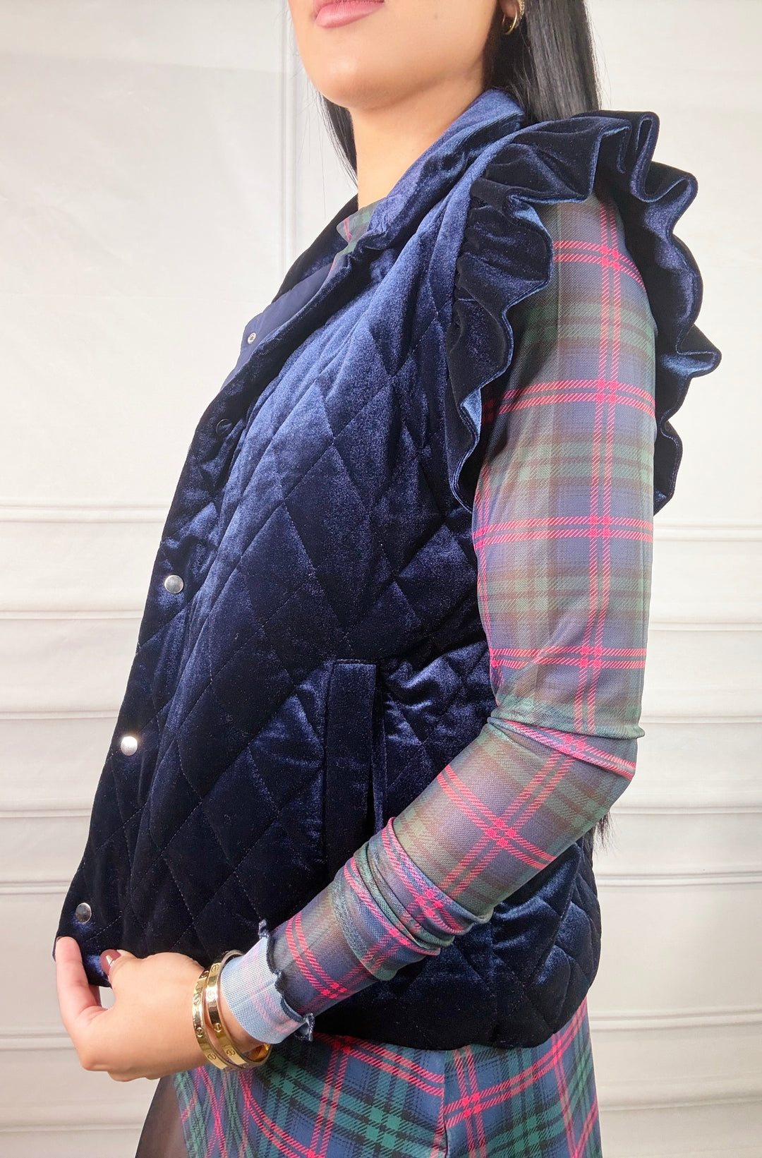 Ashford Velvet Vest-Vests-Jess Lea-Shop with Bloom West Boutique, Women&