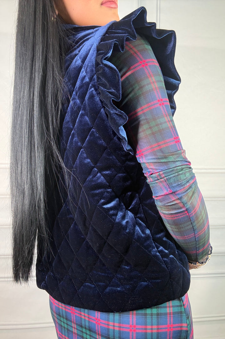 Ashford Velvet Vest-Vests-Jess Lea-Shop with Bloom West Boutique, Women&