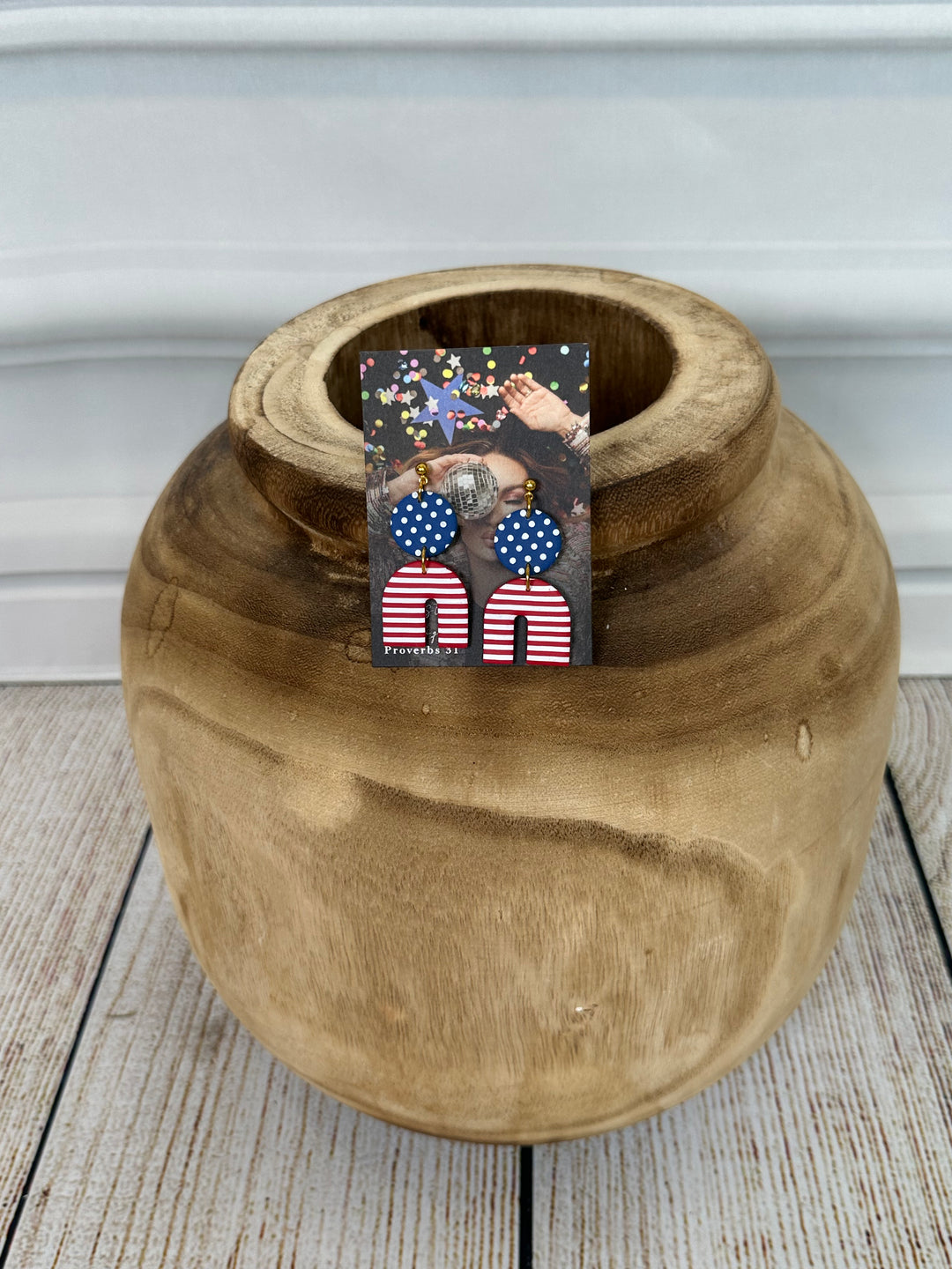 Stars, Stripes & Spark Earrings-Jewelry-Bloom West Boutique-Shop with Bloom West Boutique, Women's Fashion Boutique, Located in Houma, Louisiana