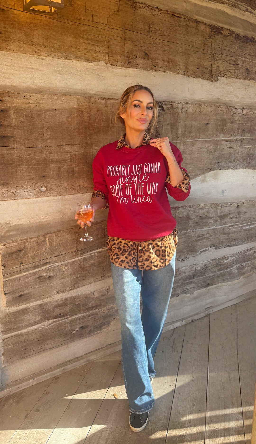 Probably Just Going to Jingle Some Of the Way Sweatshirt-Tops-Bloom West Boutique-Shop with Bloom West Boutique, Women's Fashion Boutique, Located in Houma, Louisiana