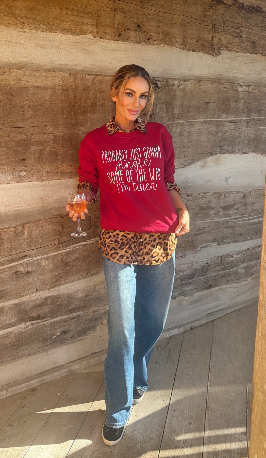 Probably Just Going to Jingle Some Of the Way Sweatshirt-Tops-Bloom West Boutique-Shop with Bloom West Boutique, Women's Fashion Boutique, Located in Houma, Louisiana