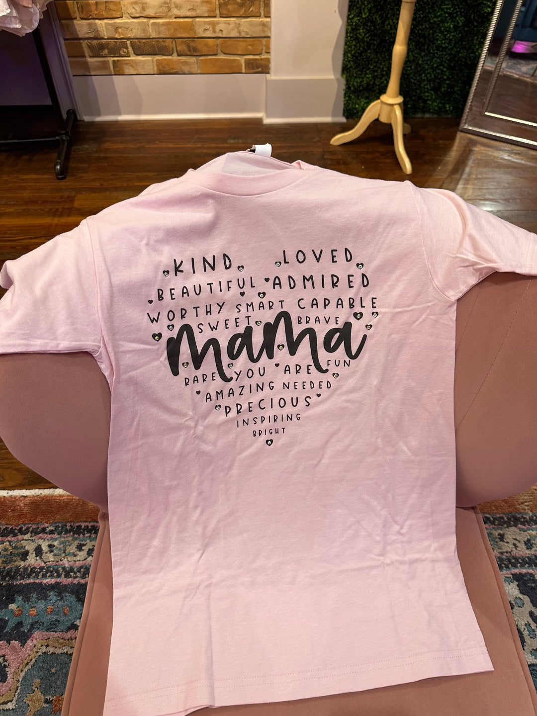 Mama Heart T Shirt-Graphic Tees-Bloom West Boutique-Shop with Bloom West Boutique, Women's Fashion Boutique, Located in Houma, Louisiana