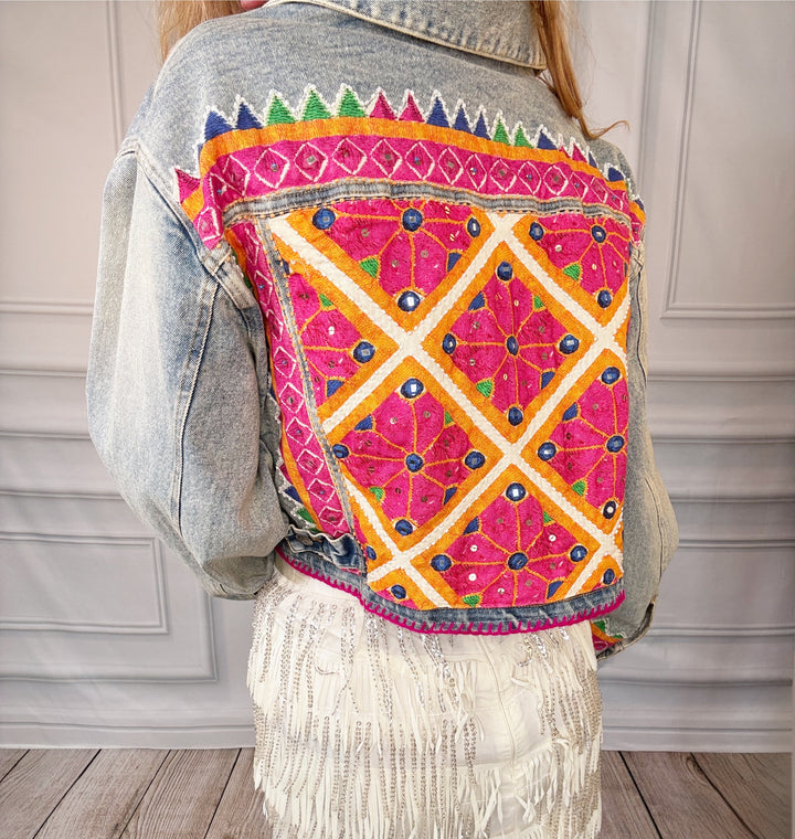 The Marrakesh Muse Jacket-Denim jacket-POL Clothing-Shop with Bloom West Boutique, Women&