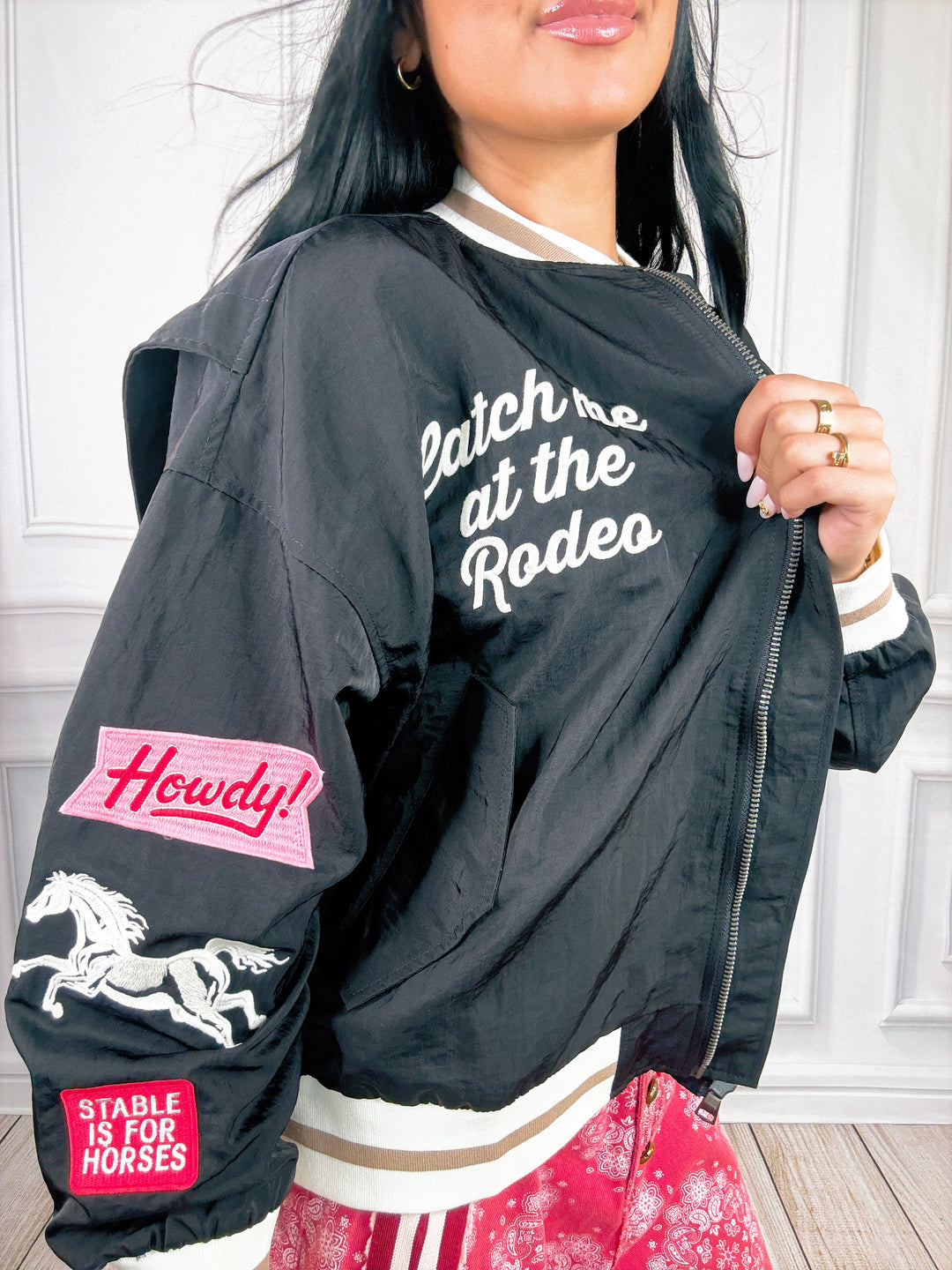 Catch Me at The Rodeo Jacket-Jackets-Davi &amp; Dani-Shop with Bloom West Boutique, Women&