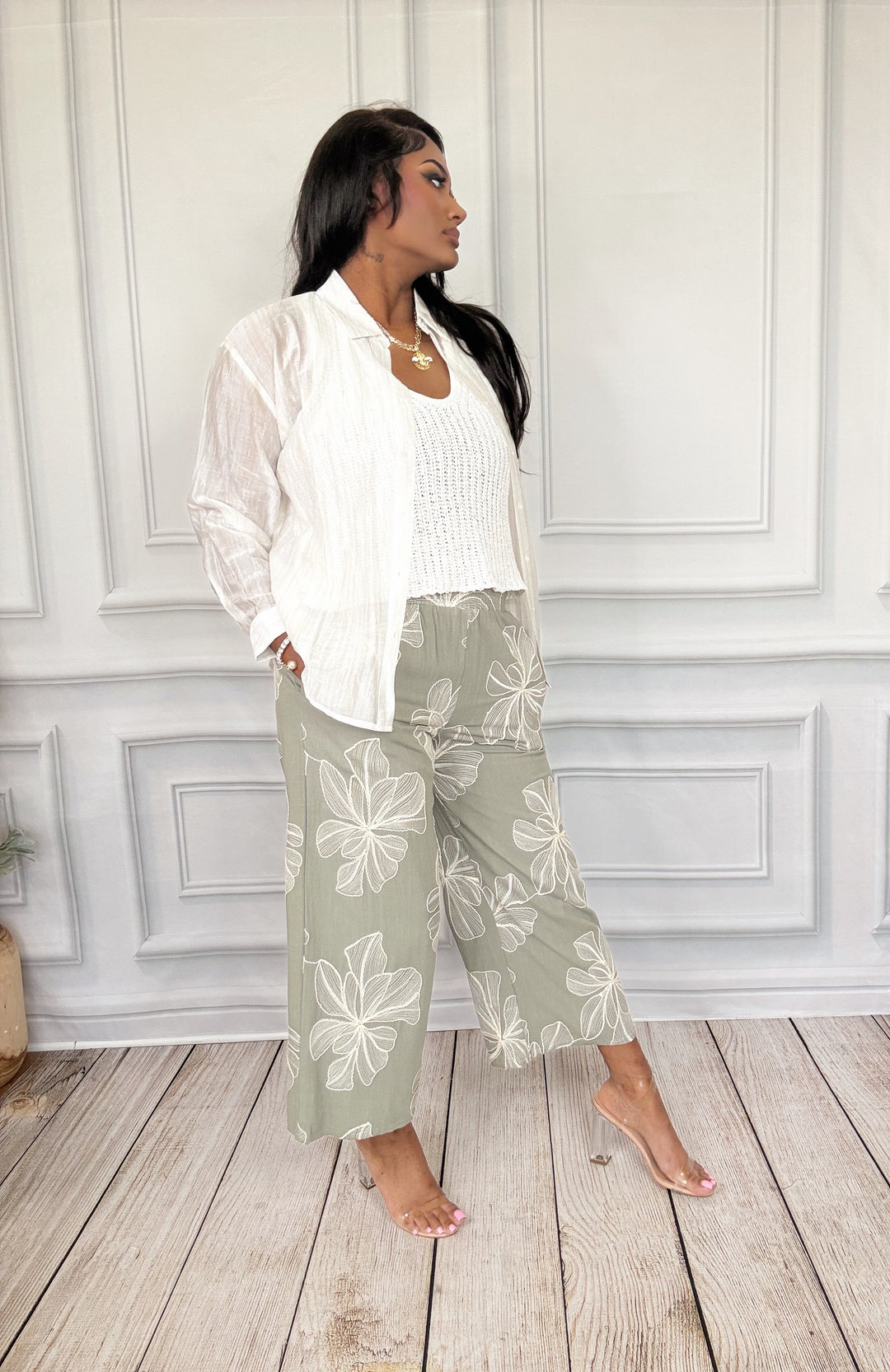 The Beach Club Babe Blouse-Sand-Long Sleeves-Allie Rose-Shop with Bloom West Boutique, Women&