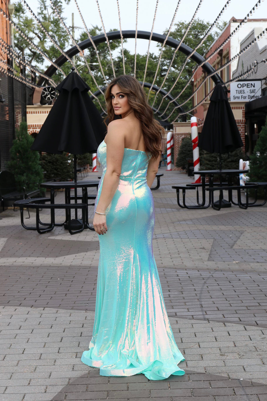 Ariel Strapless Sequin Gown Ariel Strapless Sequin Gown