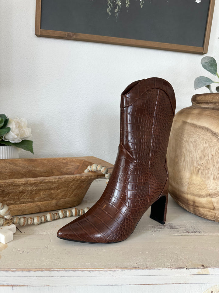 Forester Western Boot-Brown-Boots-42 gold-Shop with Bloom West Boutique, Women's Fashion Boutique, Located in Houma, Louisiana