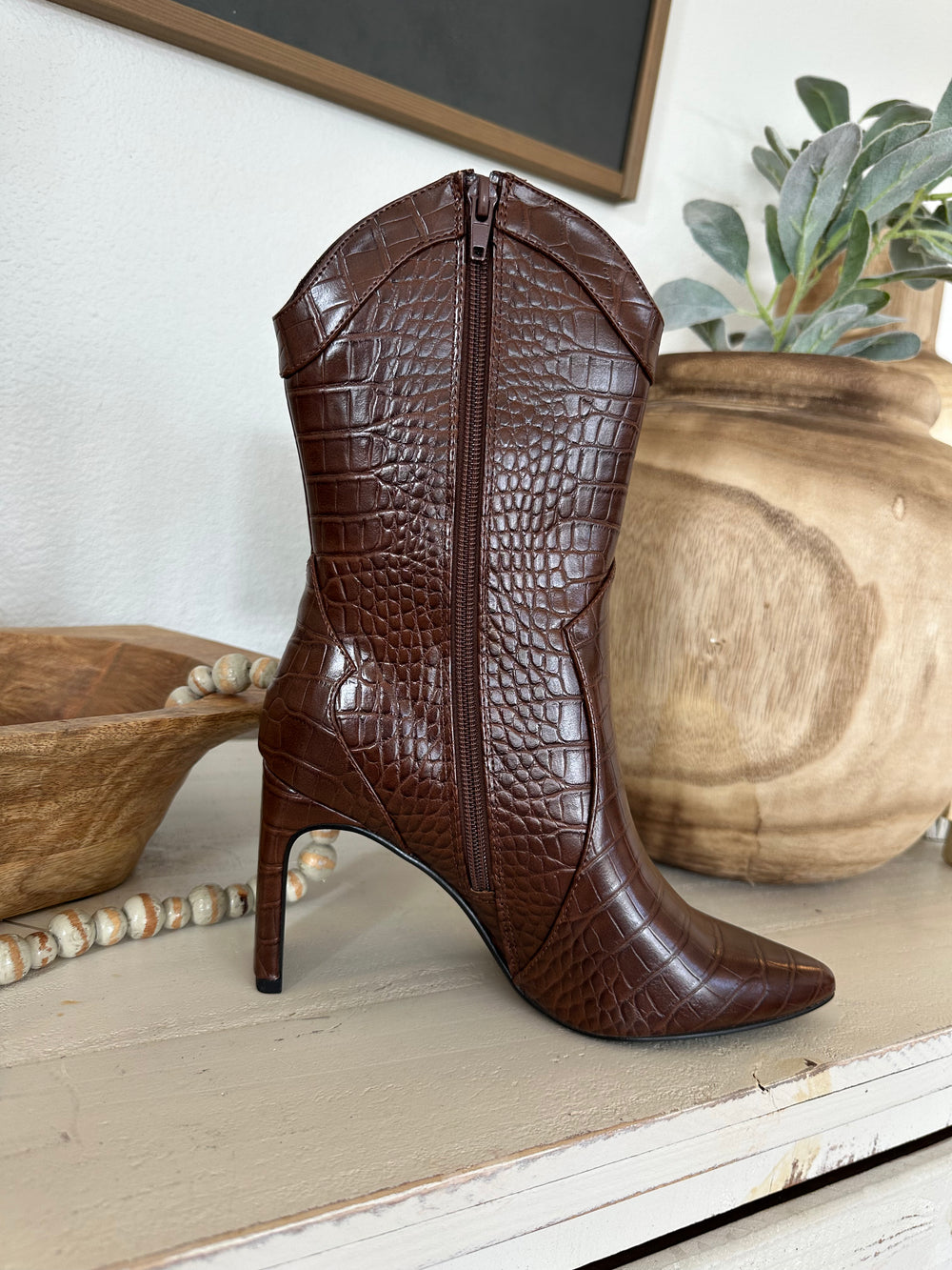 Forester Western Boot-Brown-Boots-42 gold-Shop with Bloom West Boutique, Women's Fashion Boutique, Located in Houma, Louisiana