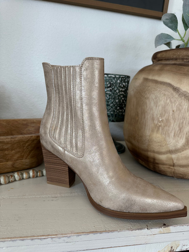 Prairie Gold bootie-Boots-mia-Shop with Bloom West Boutique, Women's Fashion Boutique, Located in Houma, Louisiana