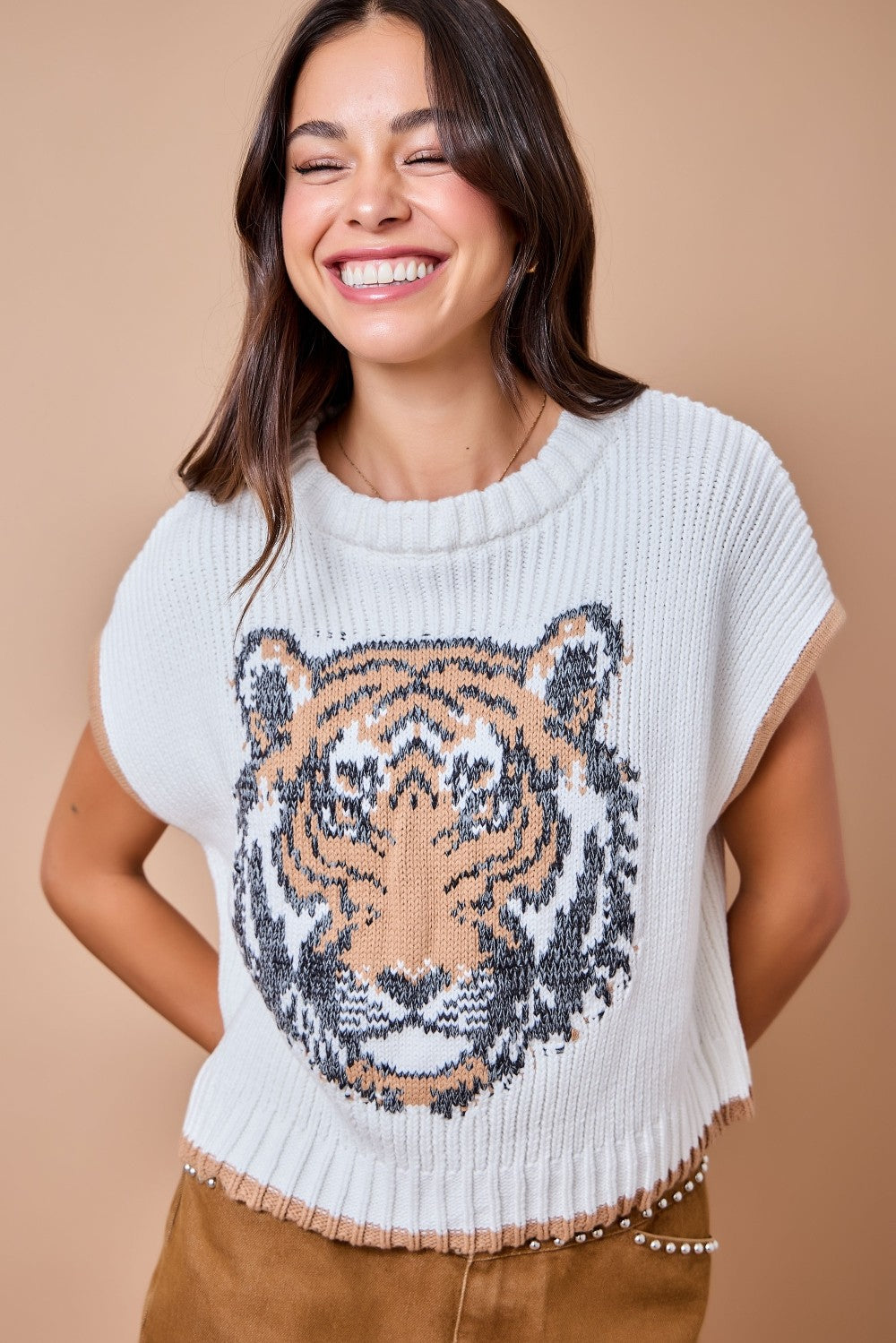 Classic Tiger Charm Knit