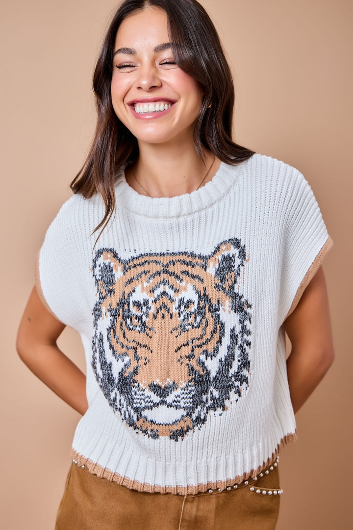 Classic Tiger Charm Knit