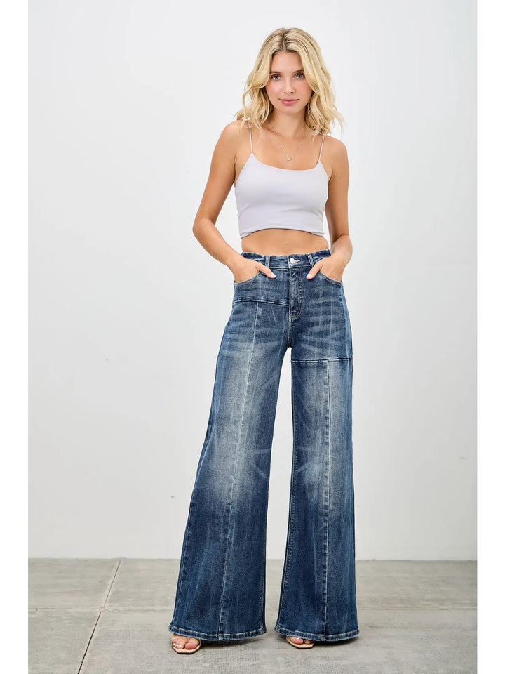 The Lexington Wide Leg Jeans