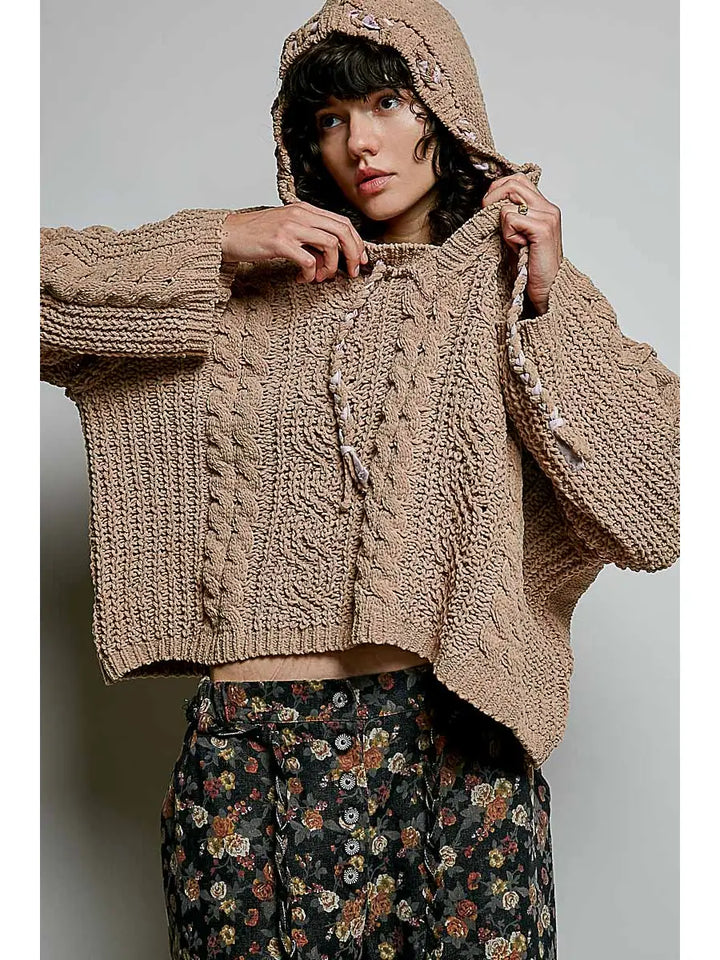 Barefoot in Bordeaux Sweater