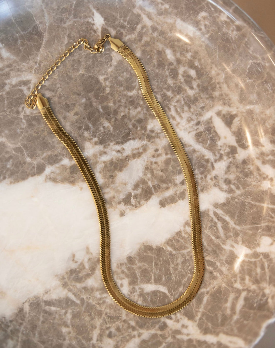 HERRINGBONE NECKLACE-Necklace-Chansuttpearls-Shop with Bloom West Boutique, Women&