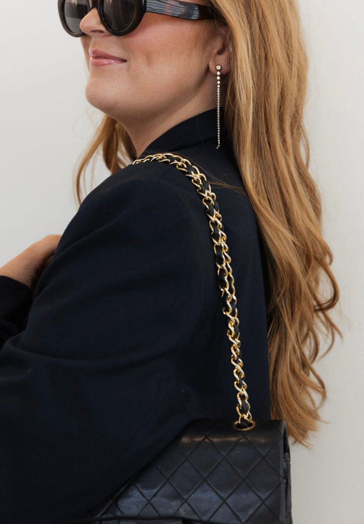 RHINESTONE EARRINGS-Chansuttpearls-Shop with Bloom West Boutique, Women&